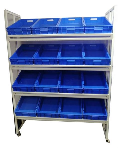 Mild Steel Grocery Store Rack For Vegetable Fruits Shop At Rs 4500