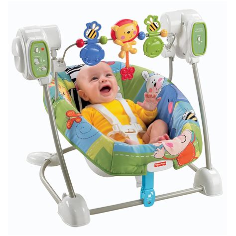 Fisher Price Discover And N Grow Jungle Baby Swing Vibrating Seat Chair