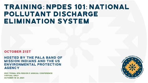 Training Npdes 101 National Pollutant Discharge Elimination System