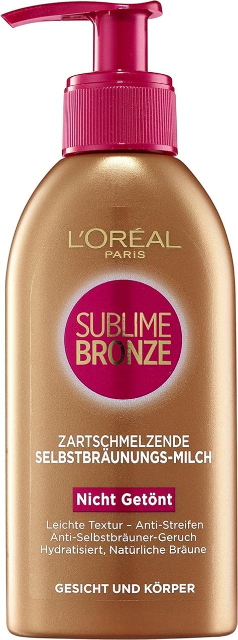 Loréal Paris Sublime Bronze Self Tanning Lotion 150 Ml Uk