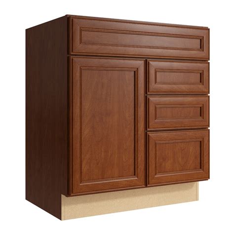 Maybe you would like to learn more about one of these? Shop KraftMaid Momentum Sable Bellamy 1-Door 3-Drawer ...