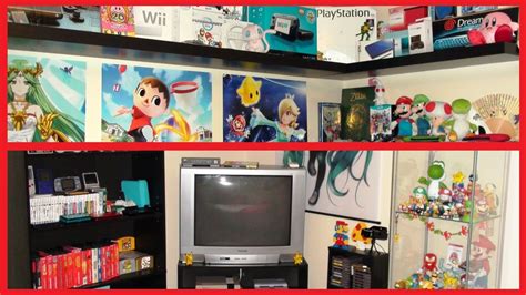 Tour Of My Nintendo Gaming Bedroom 2015 Youtube