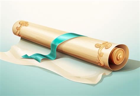 Premium Ai Image Graduation Diploma Rolled Scroll 3d Message Icon