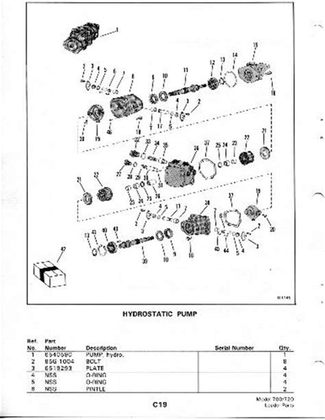Bobcat 743 Hydraulic Pump Diagram