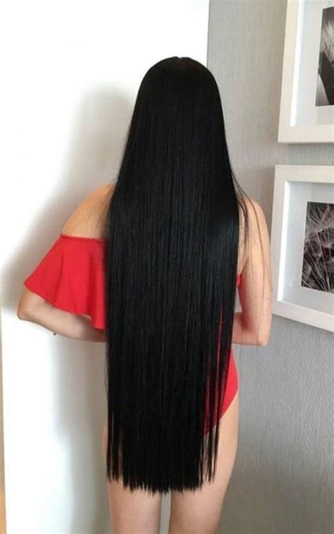 Human Hair Wig Full Lace Dark Brown Silky Straight Long Black Hair Long Hair Styles