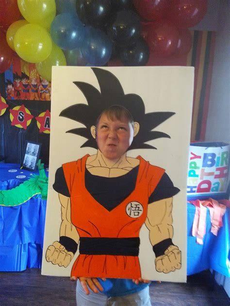 Dragon Ball Z Party Photo Prop Goku Birthday Naruto Birthday Dragon Birthday Birthday Games