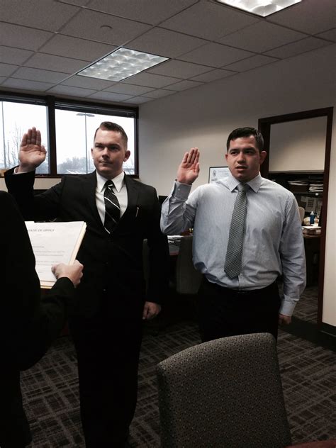 Two New Officers Sworn In Yakima Police Department