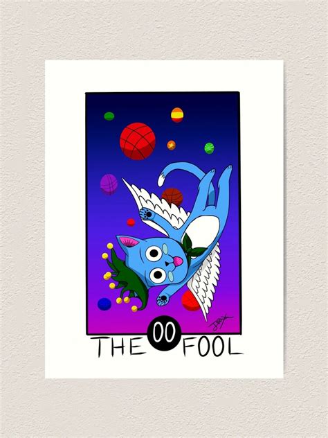 Happy The Fool Tarot Card Art Print For Sale By Jinx13gxa Redbubble