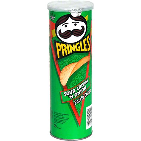 Pringles Potato Crisps Sour Cream N Onion Papitas Y Pretzels Selectos