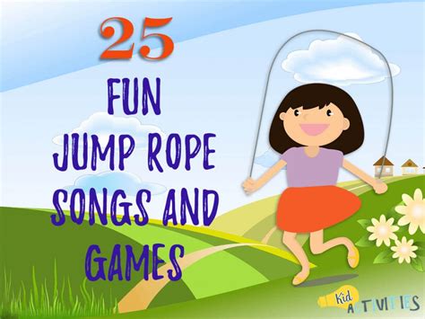 Jump rope songs are fun for kids to do in the summer or at school. 25 Fun Jump Rope Songs and Games for Kids [Best Jump Rope ...