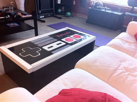 Nintendo Nes Controller Glass Top Coffee Table By Tmemmerson 37500