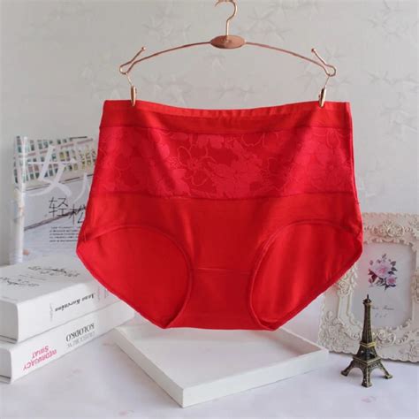 buy 2018 fashion high waist plump women bamboo fiber panties lady briefs one