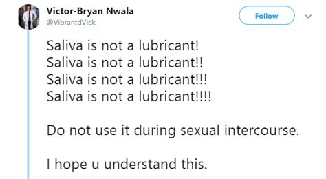 Nigerian Doctor Warns Against Using Saliva As Lubricant During Sex