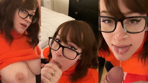 Jinkies Blowjob In My Velma Cosplay Donkparty Com