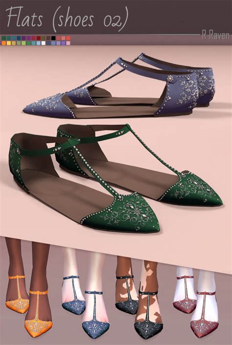 Sims 4 Flats Shoes 02 The Sims Game