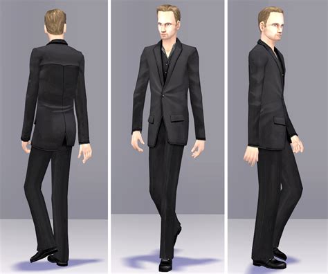 Mod The Sims Simply Elegant Black Suit