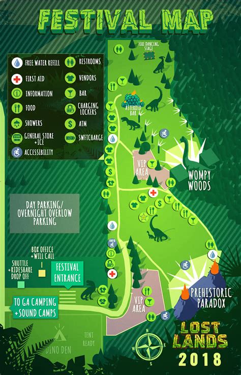 The Lost Lands 2018 Map Is Lost Lands Music Festival