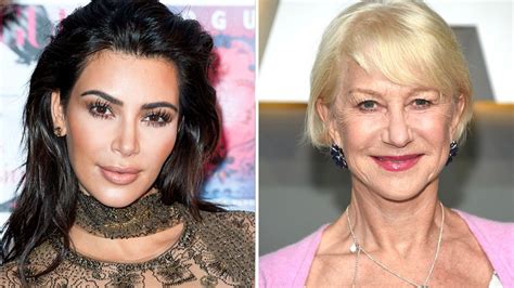 Dame Helen Mirren Praises Kim Kardashians Figure The Hollywood Reporter