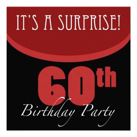 15 Best Surprise 60th Birthday Party Invitations Images On Pinterest 60th Birthday Party