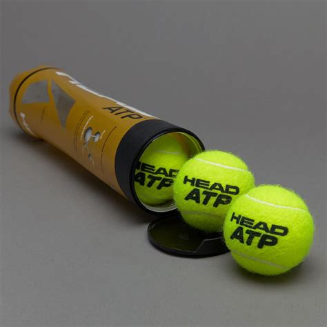 Head Tournament Atp 4 Ball Tube Yellow Head Tennis Ball 570614