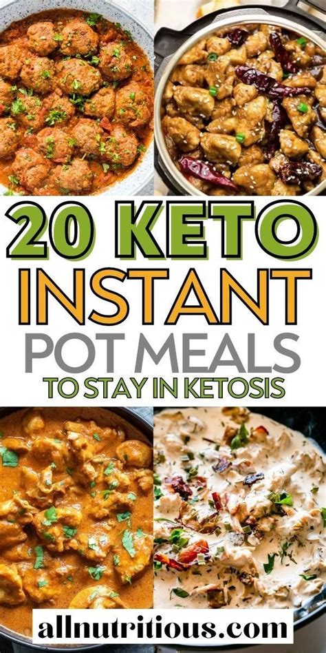 20 Quick Keto Instant Pot Meal Ideas Healthy Instant Pot Recipes