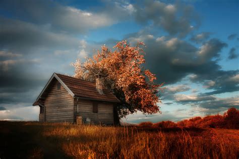 nature, House, Grass, Trees, Clouds Wallpapers HD / Desktop and Mobile ...