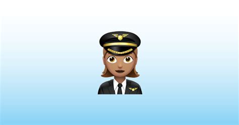 Woman Pilot Medium Skin Tone Emoji 👩🏽‍ ️