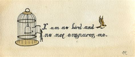 Jane eyre bird quote journal | etsy. Jane Eyre Quotes. QuotesGram
