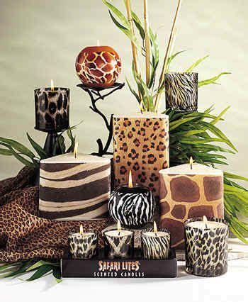 Adding african and safari themed ideas to your home is a great way to inject a feeling of adventure into your rooms. Safari Lights Scented Animal Print Candles | Animal print ...