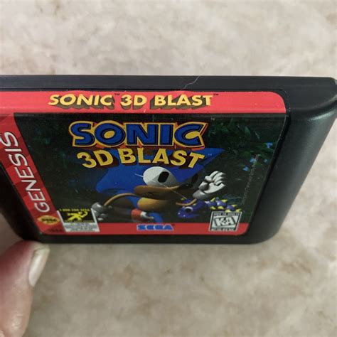Sonic 3d Blast Sega Genesis 1996 Authentic Video Game Cartridge Only