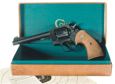 Colt Officers Model Match Revolver 38 Special Rock Island Auction