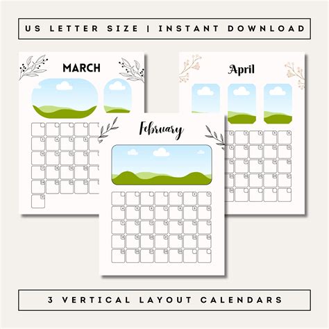 2024 Editable Photo Calendar Canva Template Customizable Calendars