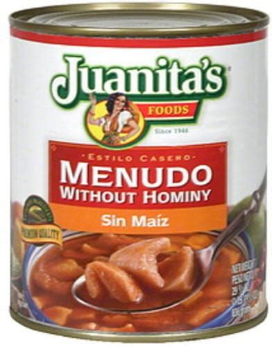 Juanitas Foods Without Hominy 29 12 Oz Menudo 12 Pkg Nutrition