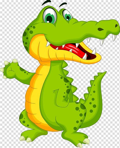 Crocodile Cartoon Clipart Vector Illustration Stock Vector Image Clip