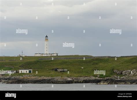 The Rinns Of Islay Lighthouse On The Small Island Of Orsay Portnahaven