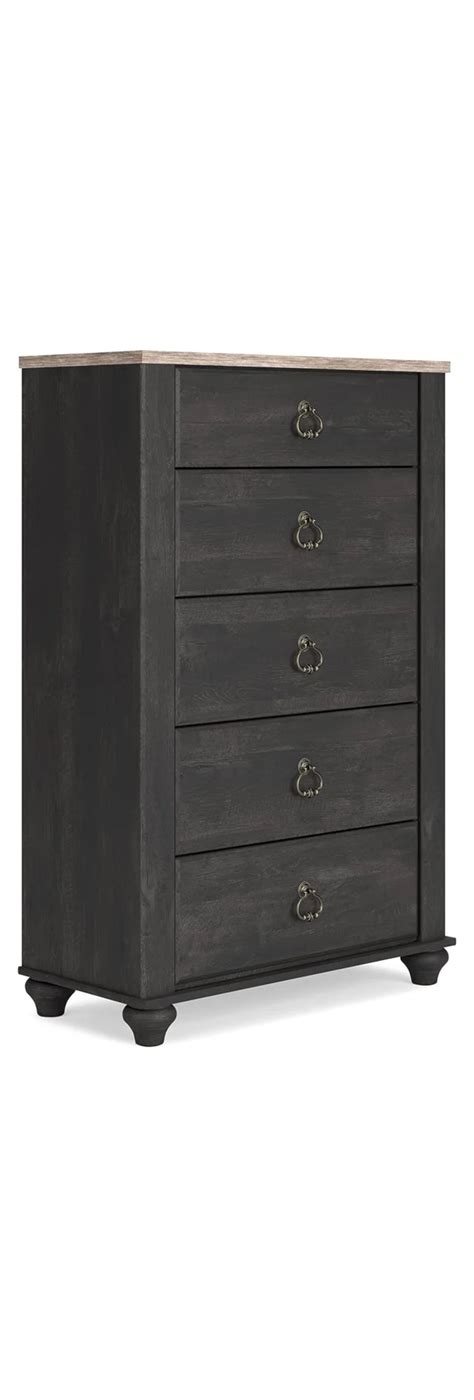 Signature Design By Ashley Nanforth B3670 46 Farmhouse 5 Drawer Bedroom