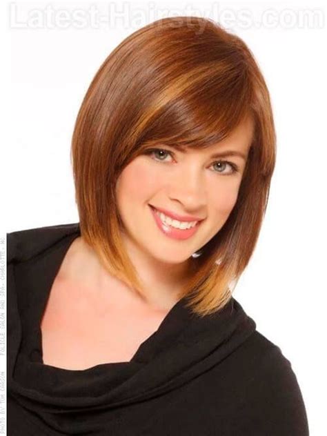 Creative Colors A Line Bob With Highlights Bob Haircuts For Women Long