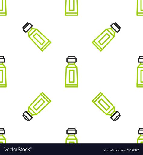line tube toothpaste icon isolated seamless vector image