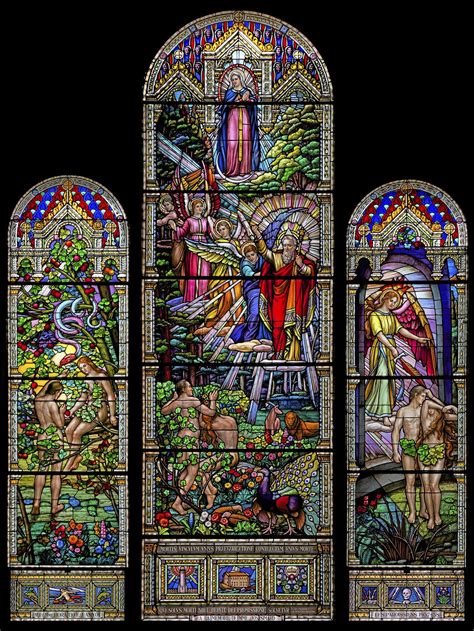 Adam And Eve Adam Et Ève Flickr Photo Sharing Stained Glass