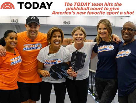 The Today Team Hits The Pickleball Court To Give Americas New Favorite