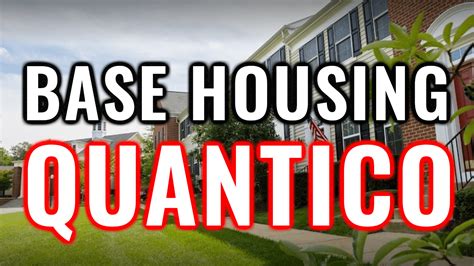 Base Housing Quantico Housing Options