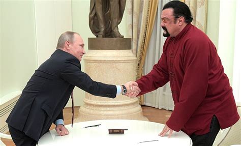 Vladimir Putin Makes Steven Seagal S Russian Citizenship Truly Official Maxim