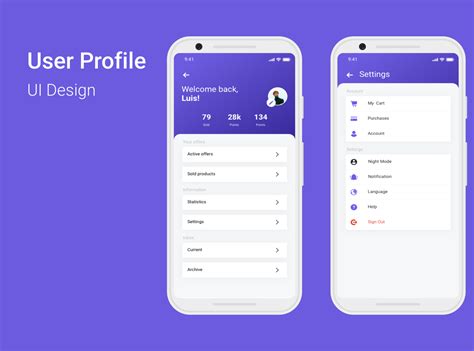 User Profile Screen Ui Design By Aman Ojha On Dribbble