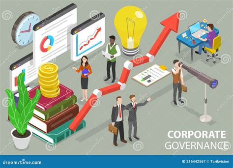 Corporate Governance Concept Business Leadership Managing Skills