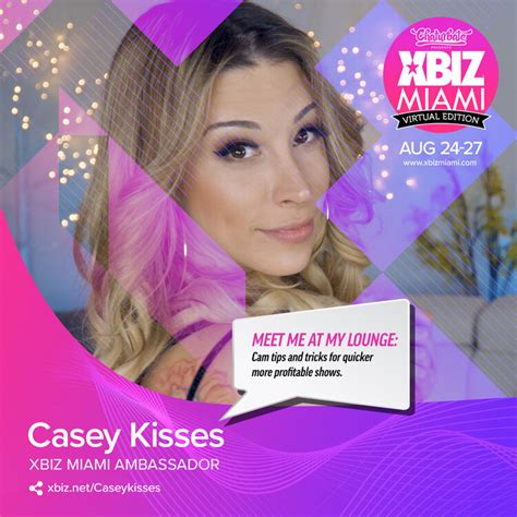 Pvmchicago On Twitter Casey Kisses Named Xbiz Miami Official Ambassador