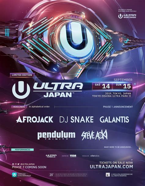 Ultra Japan Announces First Phase Of 2019 Lineup