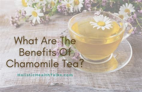 What Are The Benefits Of Chamomile Tea At Night Holistic Health Talks