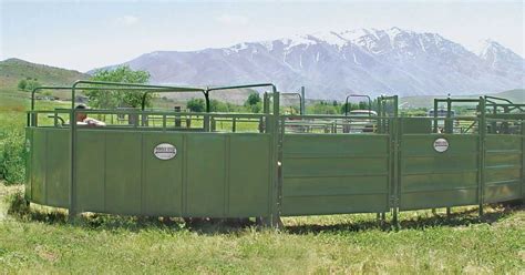 Cattlemans Tub And Alley System Powder River Chutes Headgates