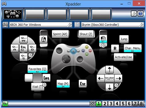 Very Detailed Xpadder Config For Xbox 360 Controller At Skyrim Nexus