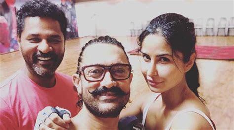 Aamir Khan Katrina Kaif And Prabhudeva Rehearse For Thugs Of Hindostan Dance Number